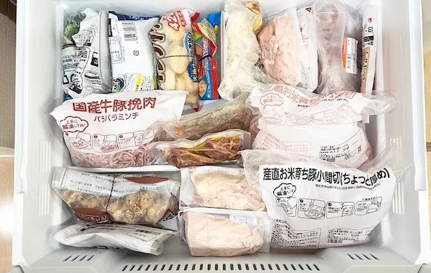 冷凍庫内の写真（撮影：Classy Life）