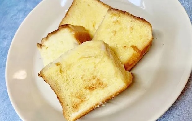 『トースターでフレンチトースト』の完成写真（撮影：エニママ）