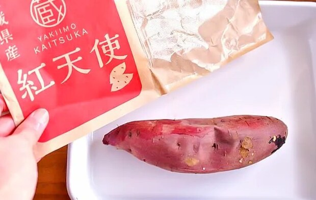 市販の焼き芋の写真（撮影：小泉明代）