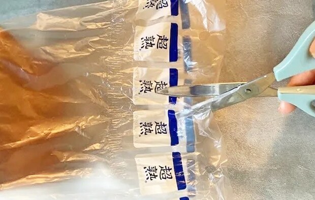 『食パンの袋を閉じる方法』の写真（撮影：エニママ）