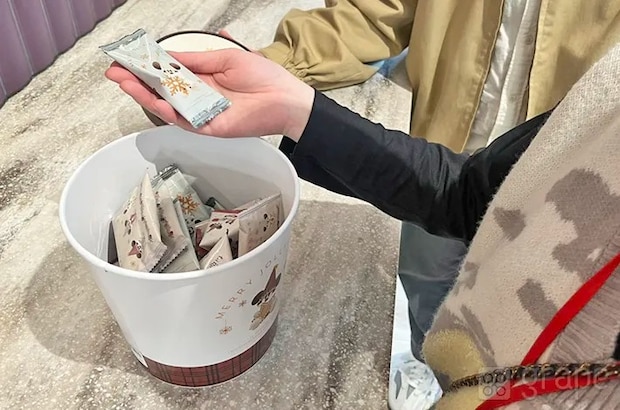 ディズニー『菓子詰め合わせ』を選ぶ人の写真（撮影：grape編集部）