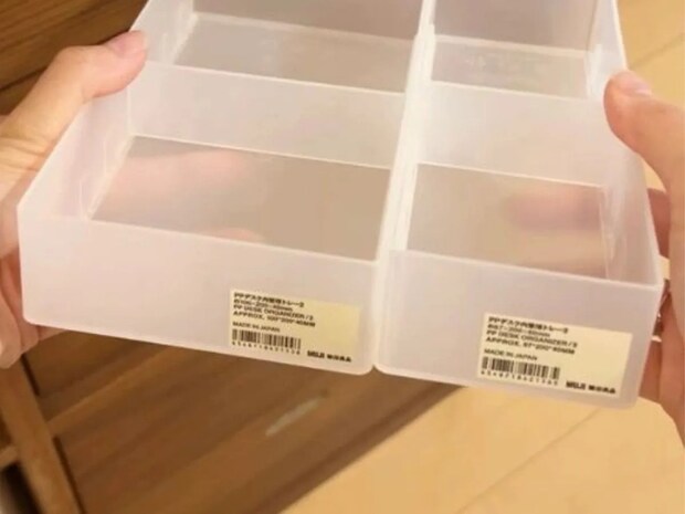 「見やすくて取り出しやすい」「理想的」　『無印良品』のケースが使い勝手抜群
