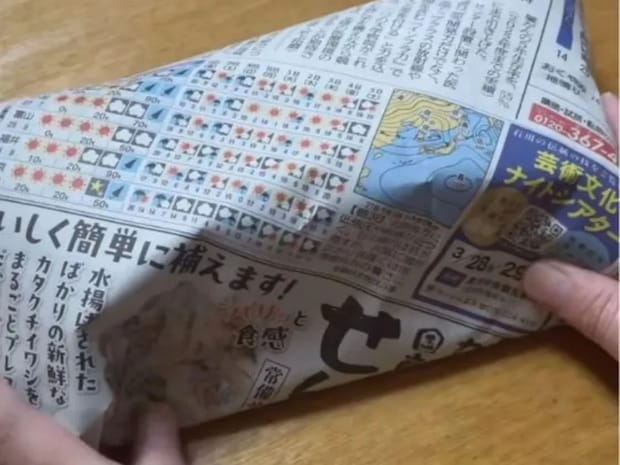 スーパのパック寿司　冷蔵庫に入れる前に…「そんな手が」「今日試す」