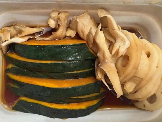 【レンチンレシピ】味つけはめんつゆのみ！　秋の味覚をたっぷり食べる焼きびたし