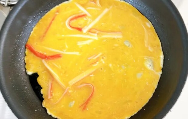 『カンタン天津飯』を作る写真（撮影：エニママ）