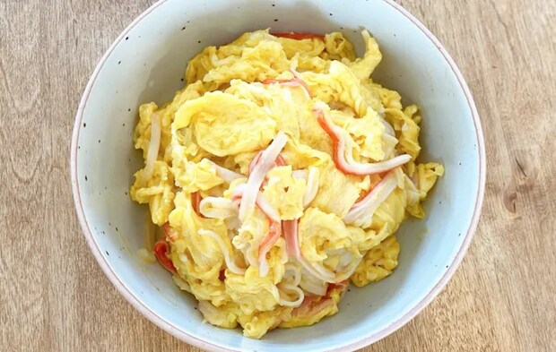 『カンタン天津飯』の完成写真（撮影：エニママ）