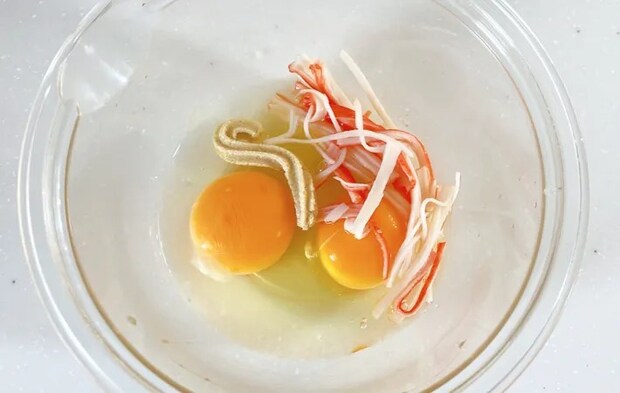 『カンタン天津飯』を作る写真（撮影：エニママ）