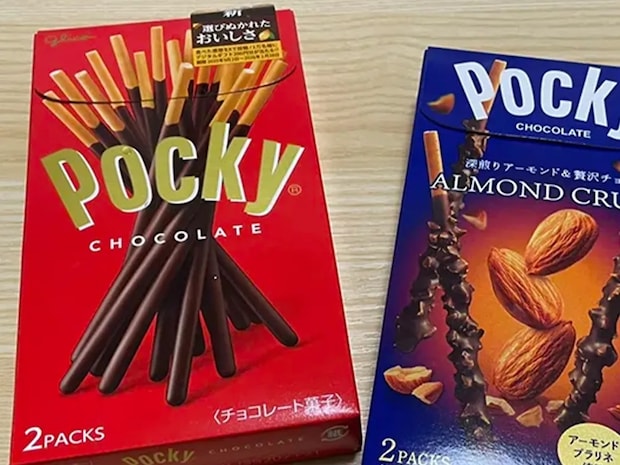 『ポッキー』を半分に折って…　できた『クリスマスのお菓子』に「かわいい」「これは盛り上がる」