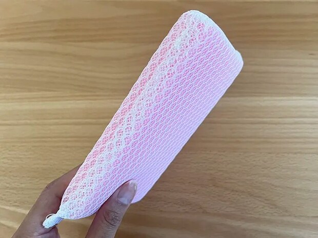 ネットスポンジの写真（撮影：grape編集部）