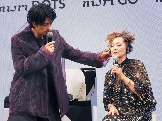 斎藤工さんと夏木マリさんの写真（撮影：grape編集部）