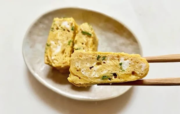 『焼肉のタレで玉子焼き』の完成写真（撮影：エニママ）