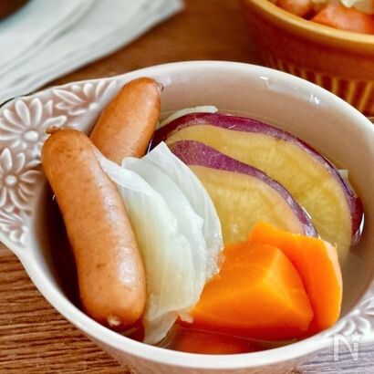 かぜ予防に♡おだし香る和風ポトフ【かんたん10分・栄養◎】