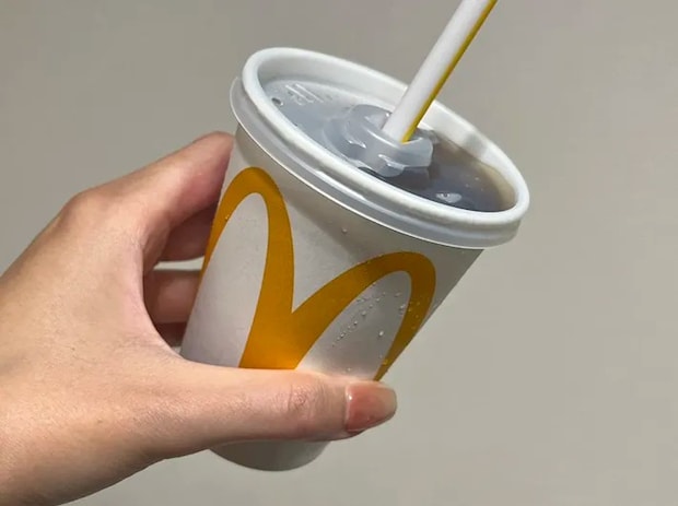 マクドナルドのドリンクの写真（撮影：grape編集部）