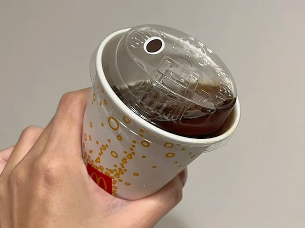 マクドナルドのドリンクの写真（撮影：grape編集部）