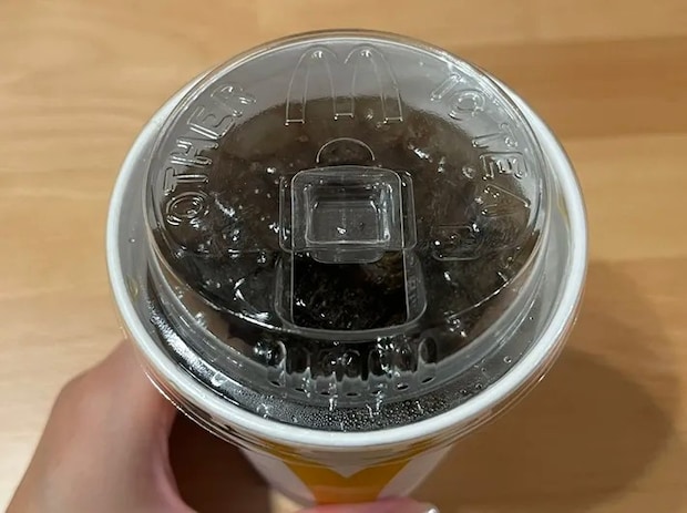 マクドナルドのドリンクの写真（撮影：grape編集部）