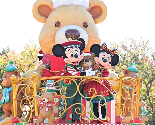 東京ディズニーランドのクリスマスイベント（撮影：奥西淳二）