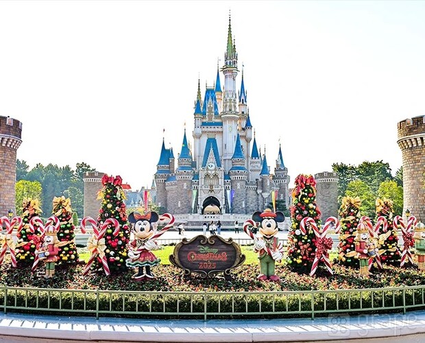 東京ディズニーランドのクリスマスイベント（撮影：奥西淳二）