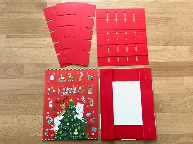 アドベントカレンダーキットの写真（撮影：grape編集部）