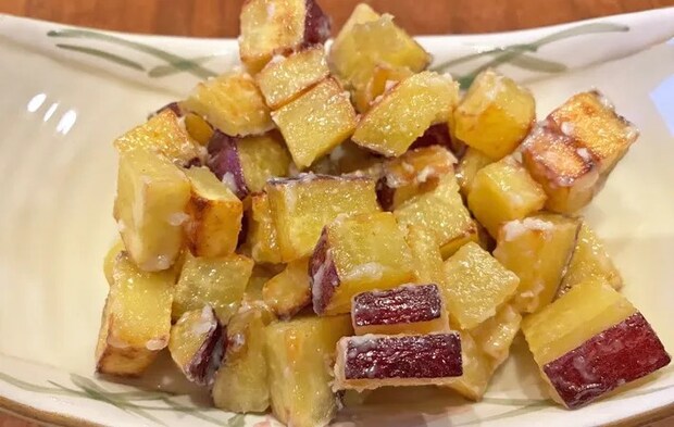 『塩キャラメルさつまいも』の完成写真（撮影：エニママ）