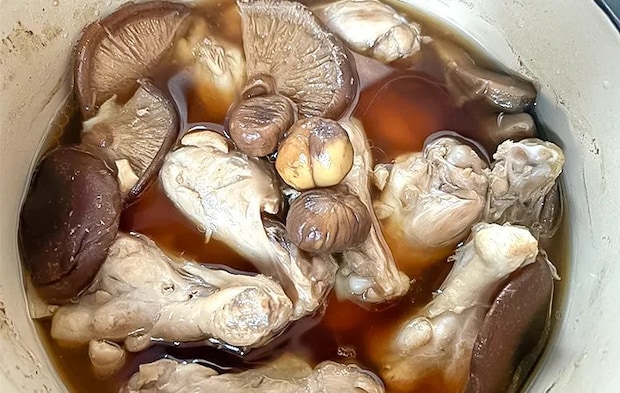 甘栗を加えた写真（撮影：エニママ）