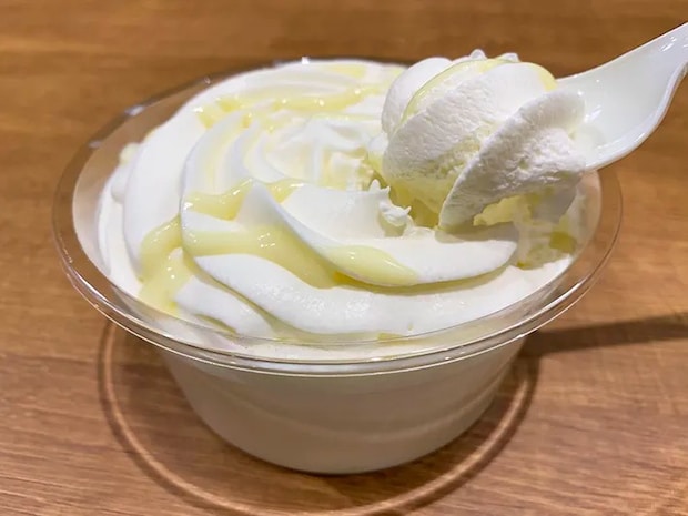 『クリームドカ盛り！背徳ミルクプリン』の写真（撮影：grape編集部）