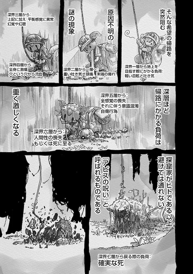 漫画『メイドインアビス』の画像
