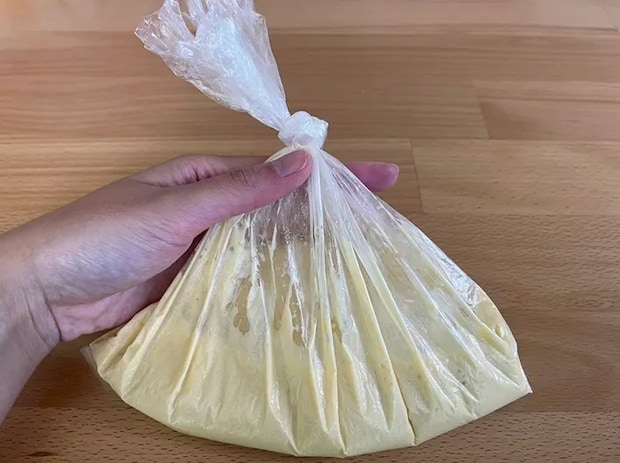 材料を入れたポリ袋の写真（撮影：grape編集部）