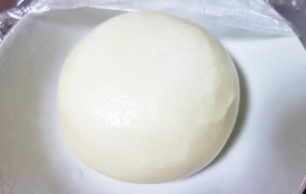 『あんまん×抹茶アイス』を作る写真（撮影：エニママ）