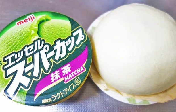 『あんまん×抹茶アイス』の材料写真（撮影：エニママ）