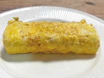パッと見、普通の玉子焼き　カットした断面に「ぎっしり！」「子供が完食」