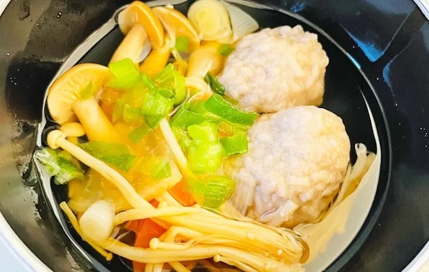 『そば団子入り味噌汁』の写真（撮影：エニママ）