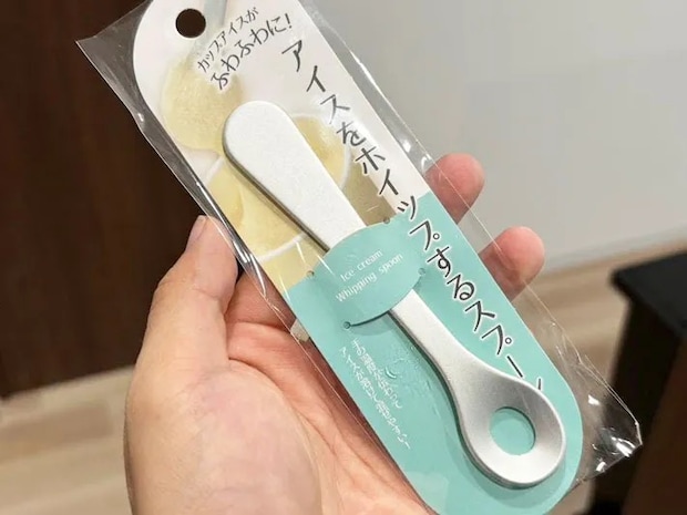 『アイスをホイップするスプーン』の使用写真（撮影：キジカク）