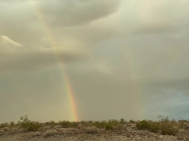 虹の写真（撮影：grape編集部）