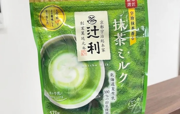 『辻󠄀利 抹茶ミルク』の写真（撮影：キジカク）