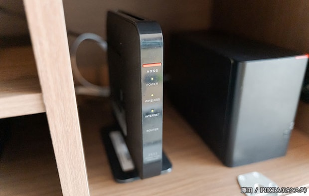 Wi-Fiルーターの写真