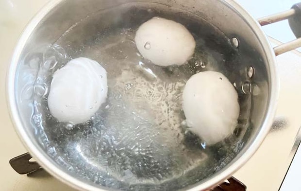 『ナンプラー味玉』を作る写真