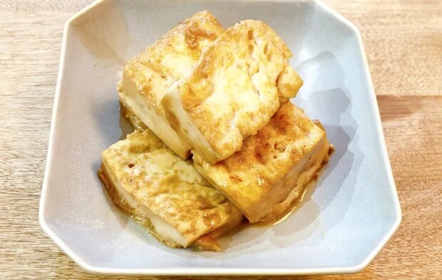 『バタぽん豆腐』の完成写真