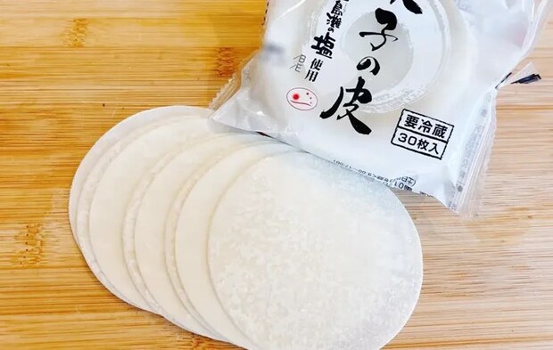 餃子の皮の写真