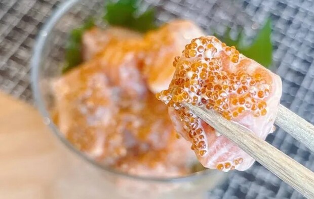 『サーモンサラダ』の完成写真