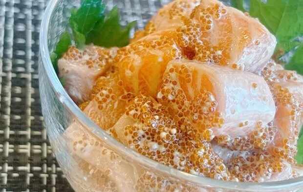 『サーモンサラダ』の完成写真