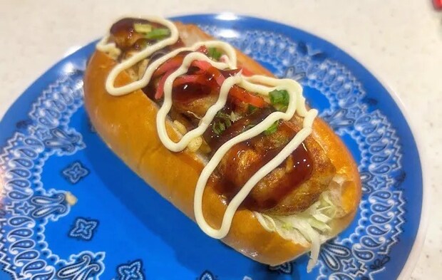 『たこ焼ドッグ』の完成写真