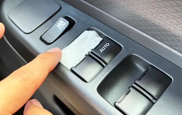 ダイソー『ジェルクリーナー』の使用写真