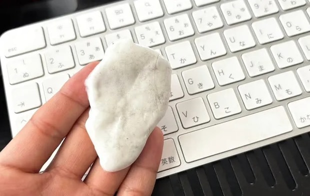 ダイソー『ジェルクリーナー』の使用写真