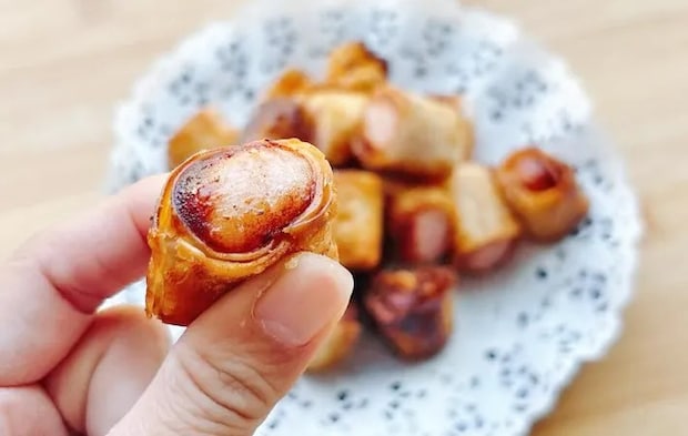 『バリバリウインナー』の完成写真