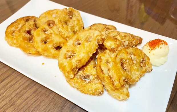 『れんこんの唐揚げ』の完成写真