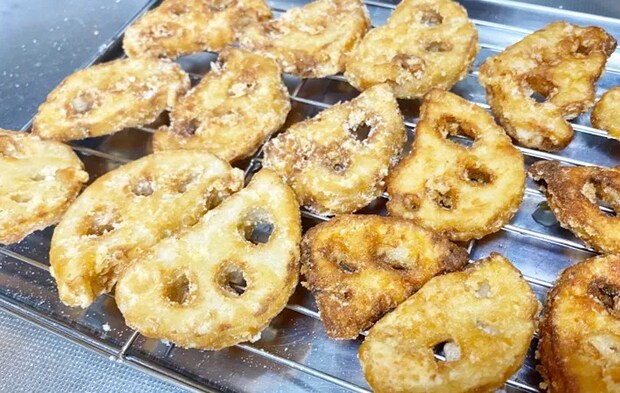 『れんこんの唐揚げ』の完成写真