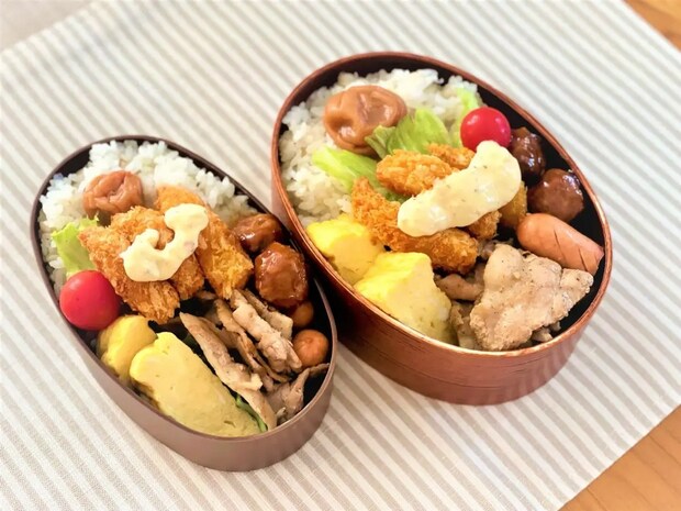 食べようとしたら… 海苔の文字で始まる謎に「まさかの展開」「気づいたら夢中」【弁当アイディア4選】