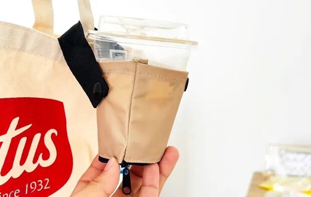 セリア『バッグインポーチ』の使用写真