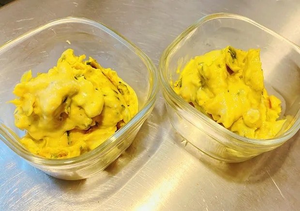 パンプキンサラダの作り方