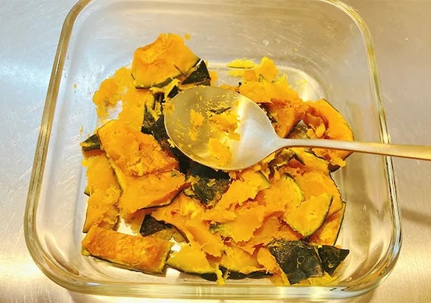 パンプキンサラダの作り方